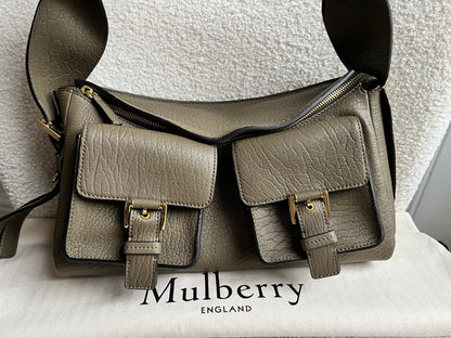 Mulberry Linen Green Maggie (RRP £995)
