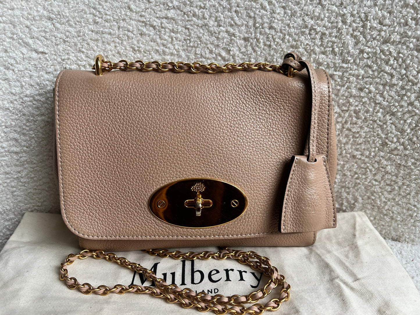 Mulberry Rosewater Regular Lily with Gold Hardware (RRP £995)