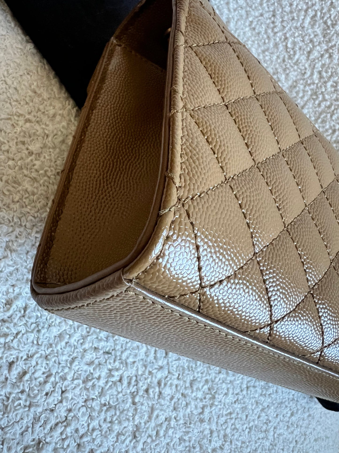 Yves Saint Laurent (YSL) Beige Small Envelope Bag (RRP £1,940)