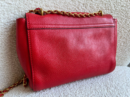 Mulberry Hibiscus Red Regular Lily with Gold Hardware (RRP £995)