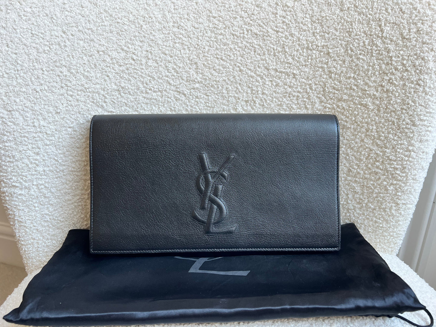 Yves Saint Laurent (YSL) Black Belle de Jour Clutch
