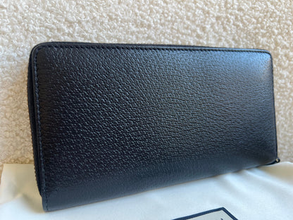 Gucci Black Animalier Wallet Zip Around (RRP £530)