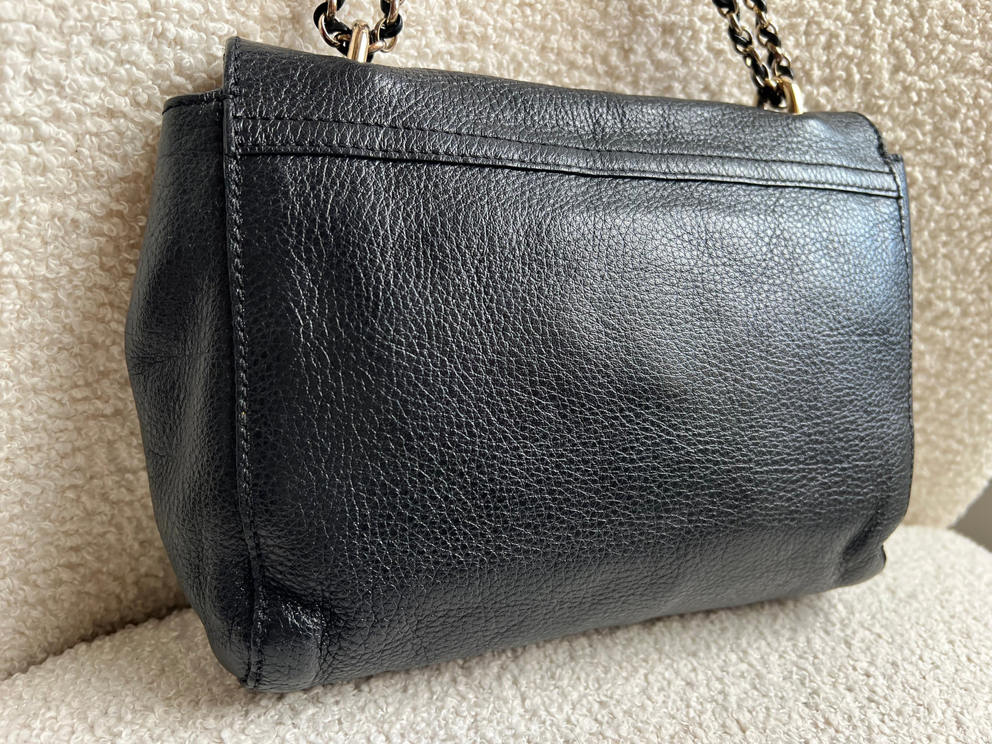 Mulberry Black Regular Lily with Gold Hardware