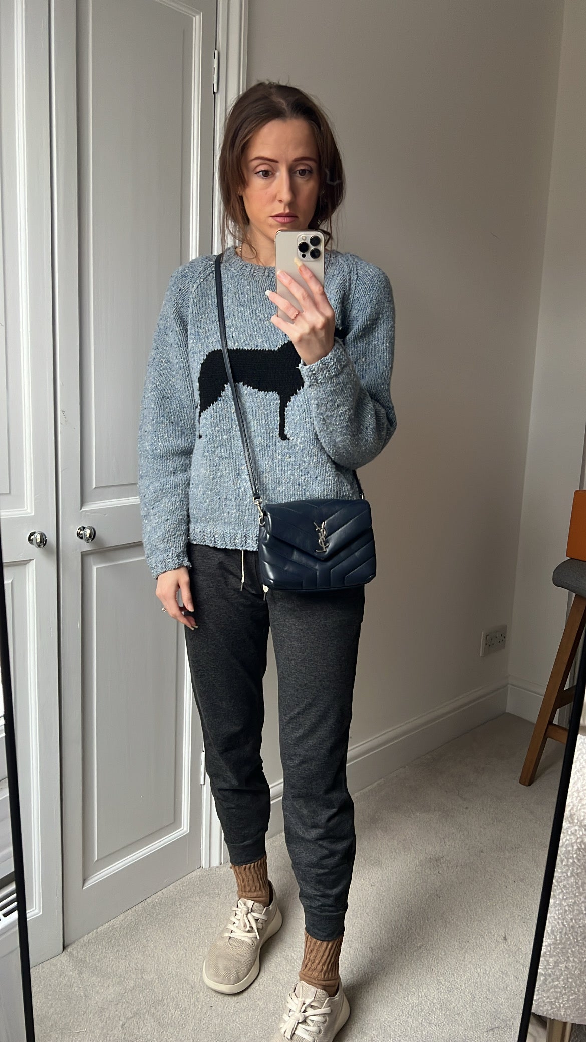Yves Saint Laurent (YSL) Navy Blue Toy Lou Lou (RRP £1350)