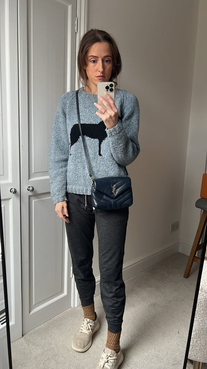 Yves Saint Laurent (YSL) Navy Blue Toy Lou Lou (RRP £1350)