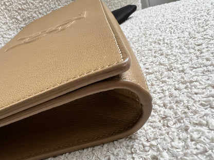 Yves Saint Laurent (YSL) Beige Belle de Jour Clutch