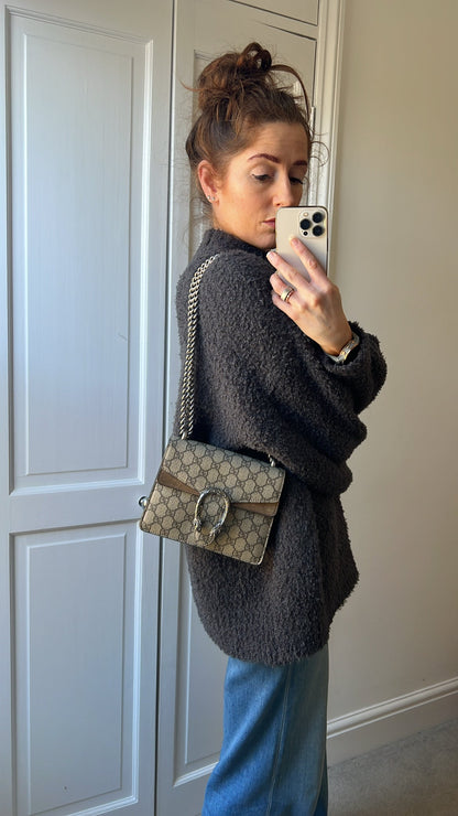 Gucci Dionysus GG Supreme Mini Shoulder Bag (RRP £1,890)