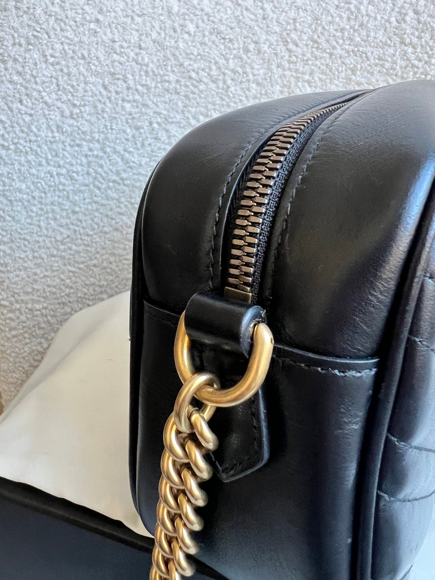 Gucci GG Black Marmont Small Shoulder Bag (RRP £1440)