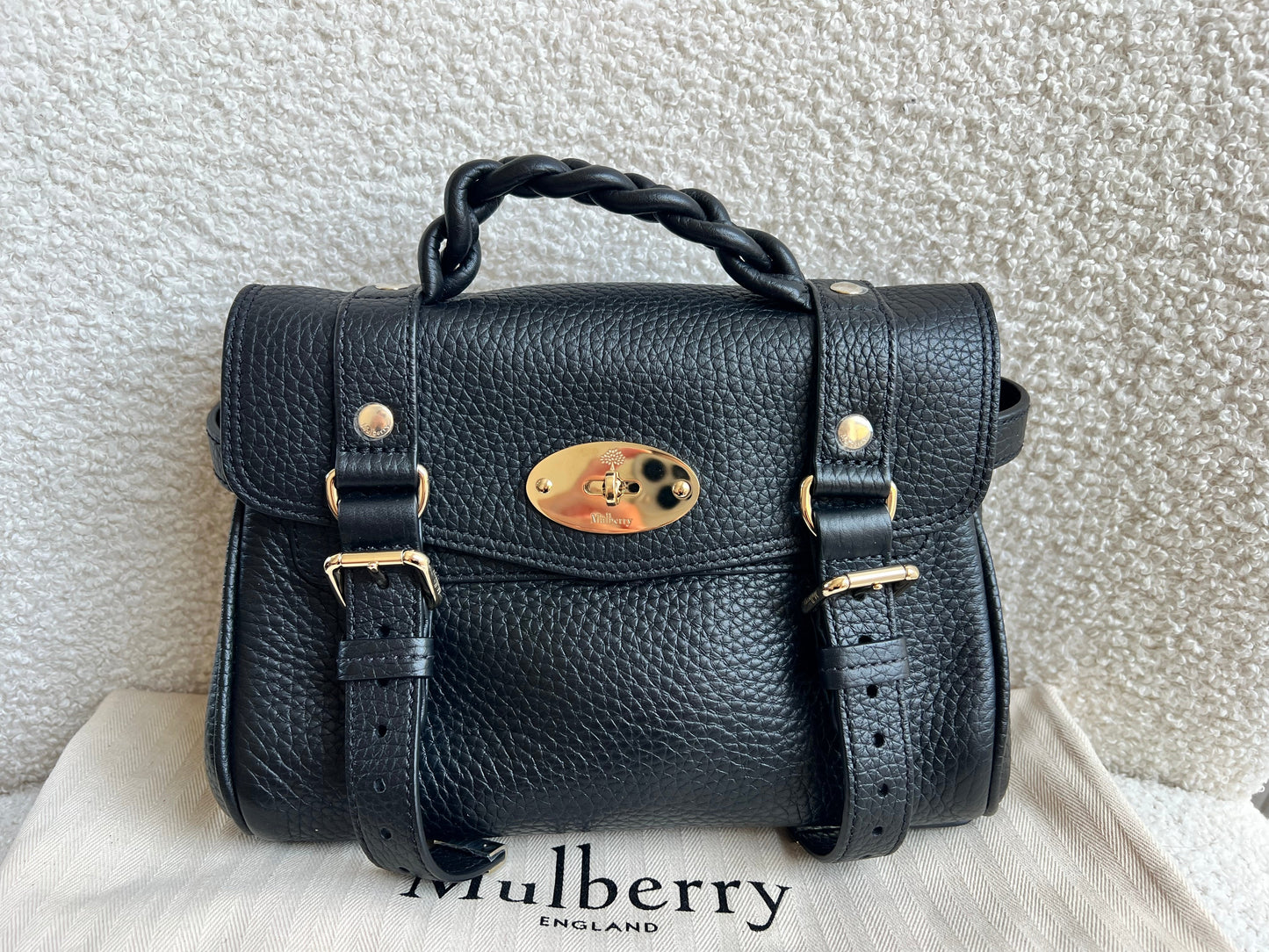 Mulberry Black Mini Alexa (RRP £995)