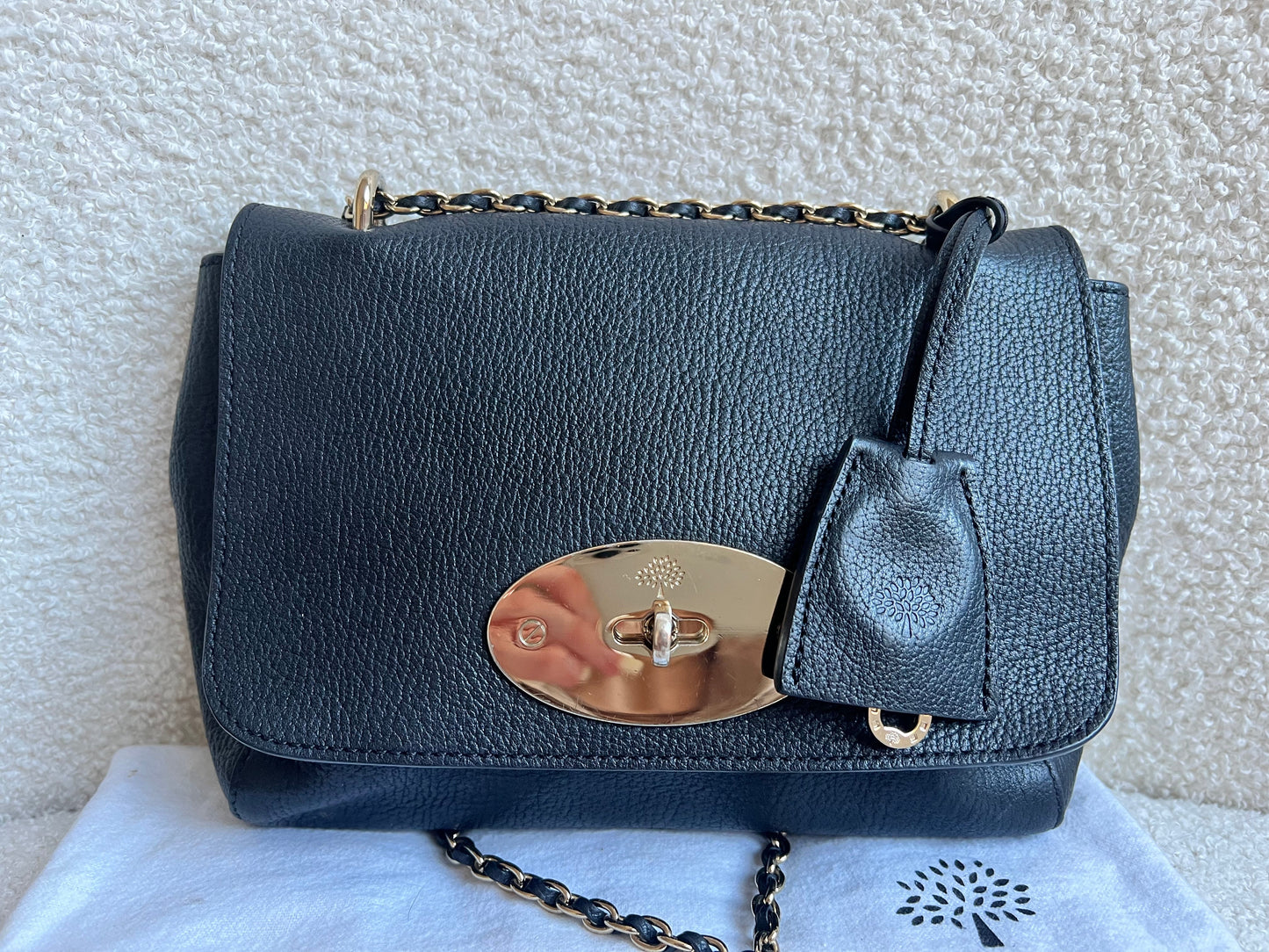 Mulberry Black Regular Lily with Silver Hardware (RRP £895)