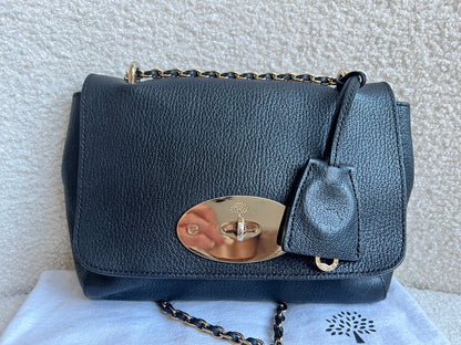 Mulberry Black Regular Lily with Silver Hardware (RRP £895)