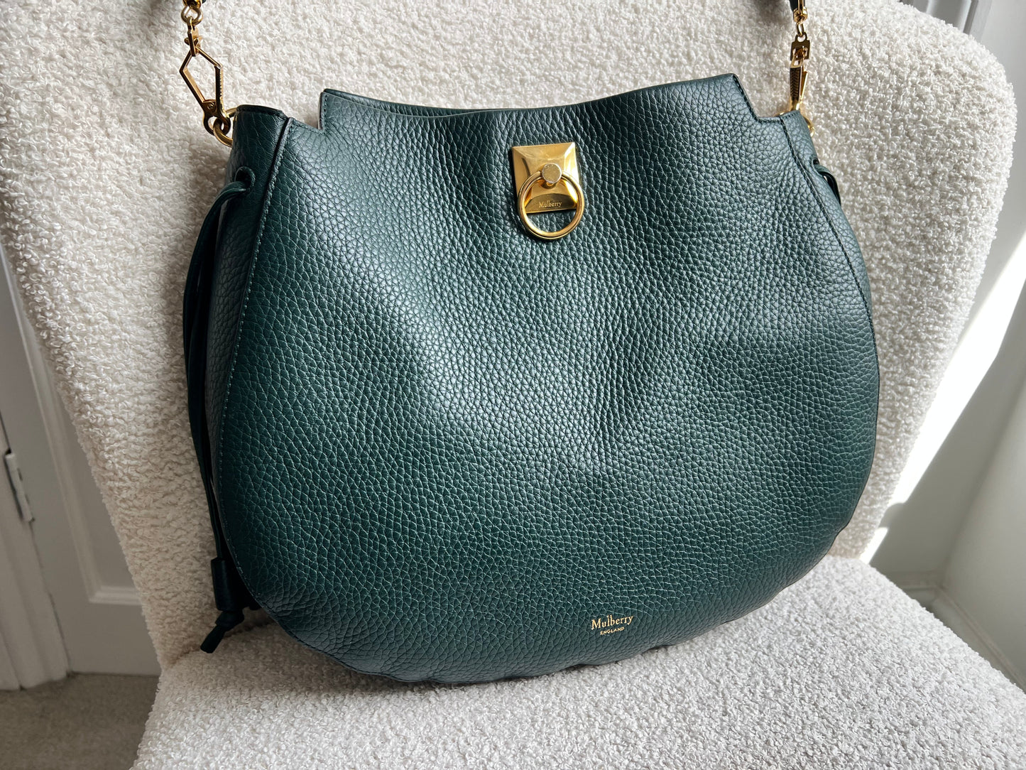 Mulberry Green Iris Hobo (RRP £1,350)