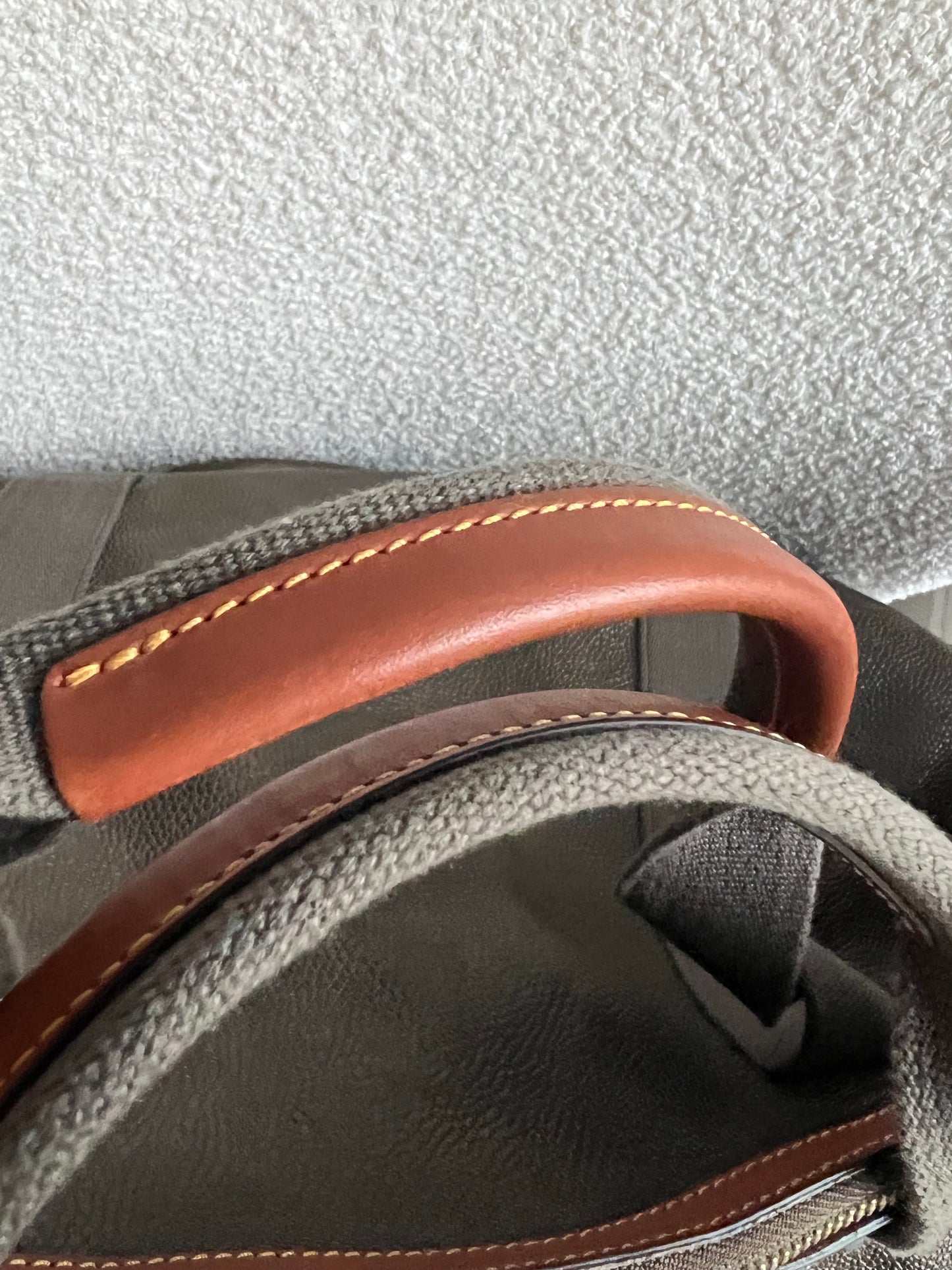 Mulberry Large Clipper Bag in Mole Cognac Scotchgrain (RRP £995)