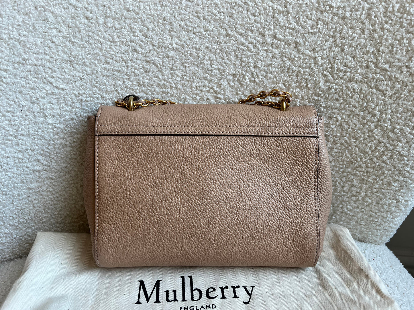 Mulberry Rosewater Regular Lily with Gold Hardware (RRP £995)