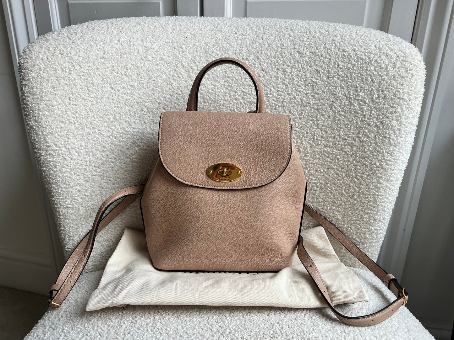 Mulberry Rosewater Mini Bayswater Backpack (RRP £695)