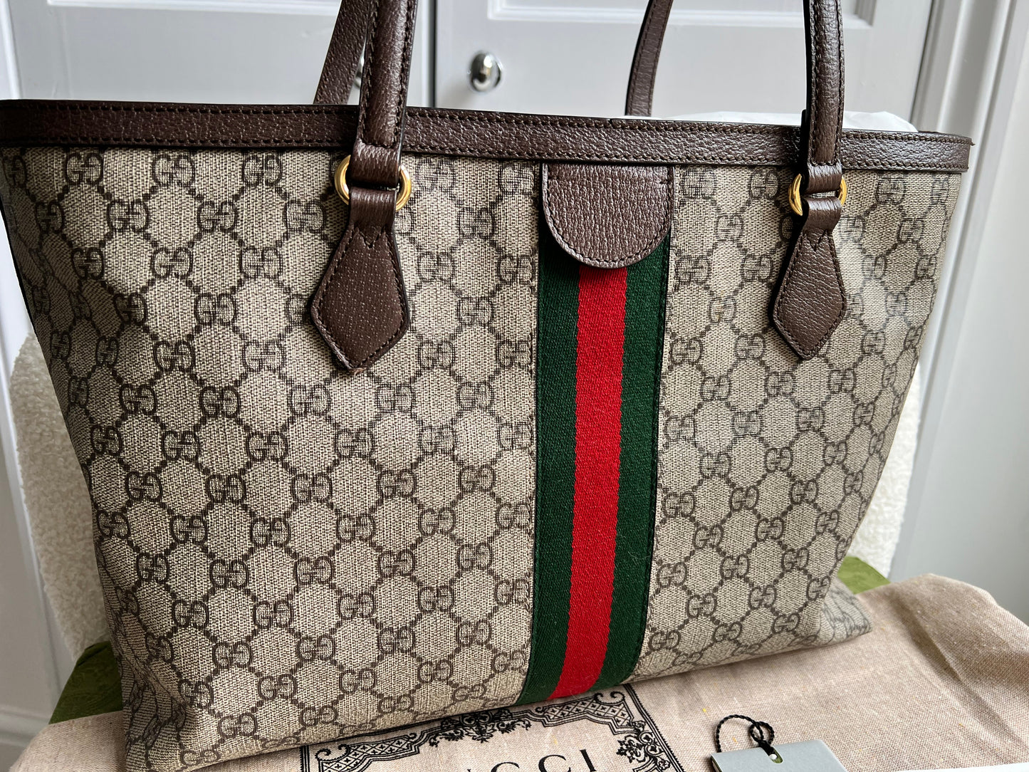 Gucci Ophidia GG Supreme Medium Tote (RRP £1440)