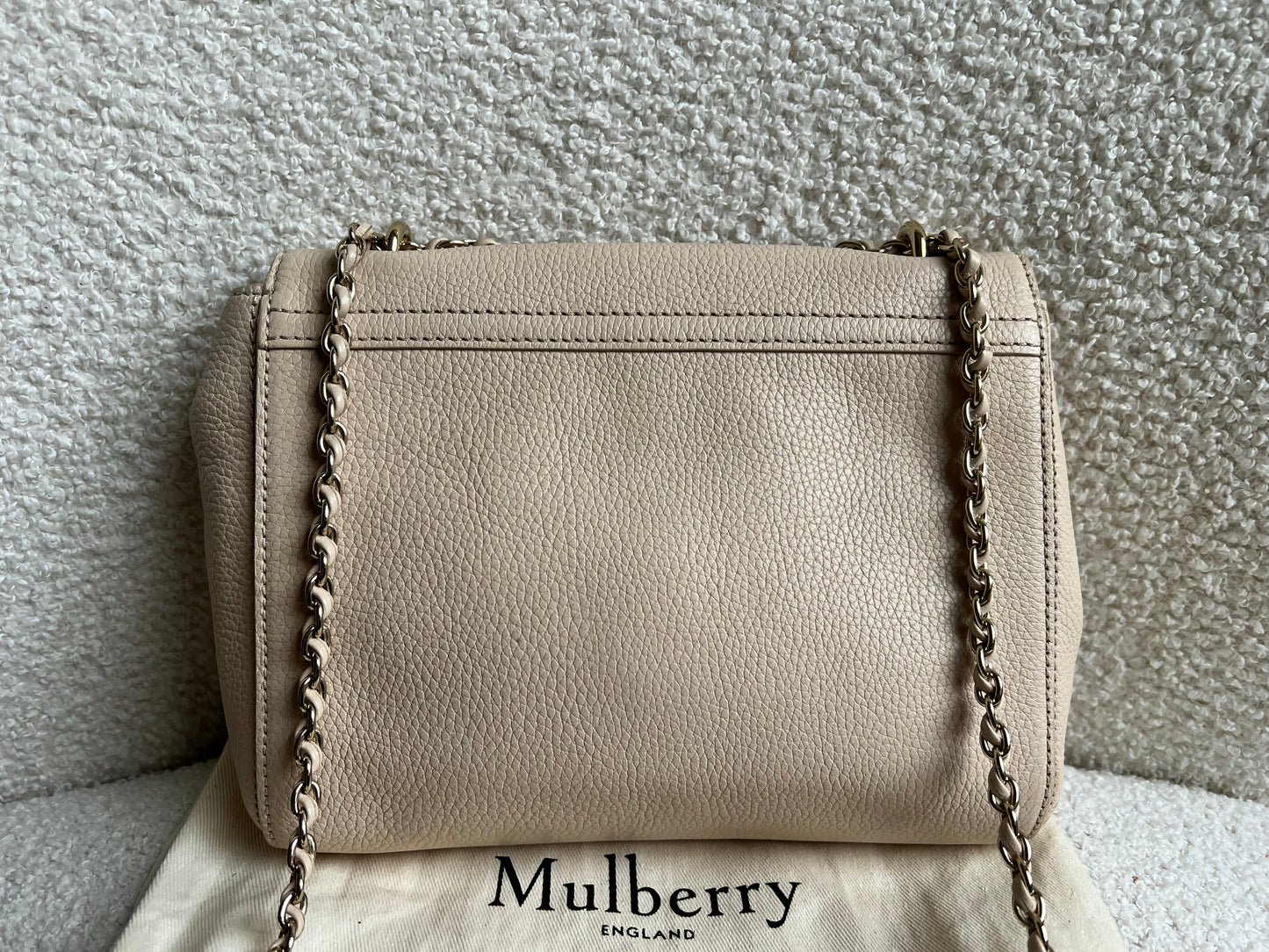 Mulberry Buttercream Regular Lily with Gold Hardware (RRP £995)