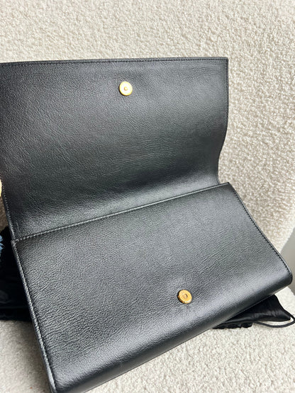 Yves Saint Laurent (YSL) Black Belle de Jour Clutch