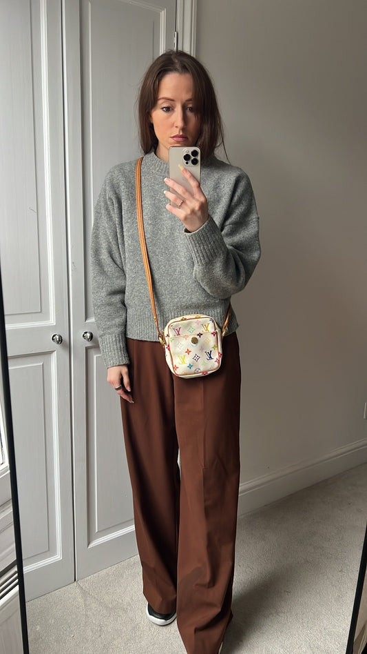 Louis Vuitton Rift Bag White Multicolore Takashi