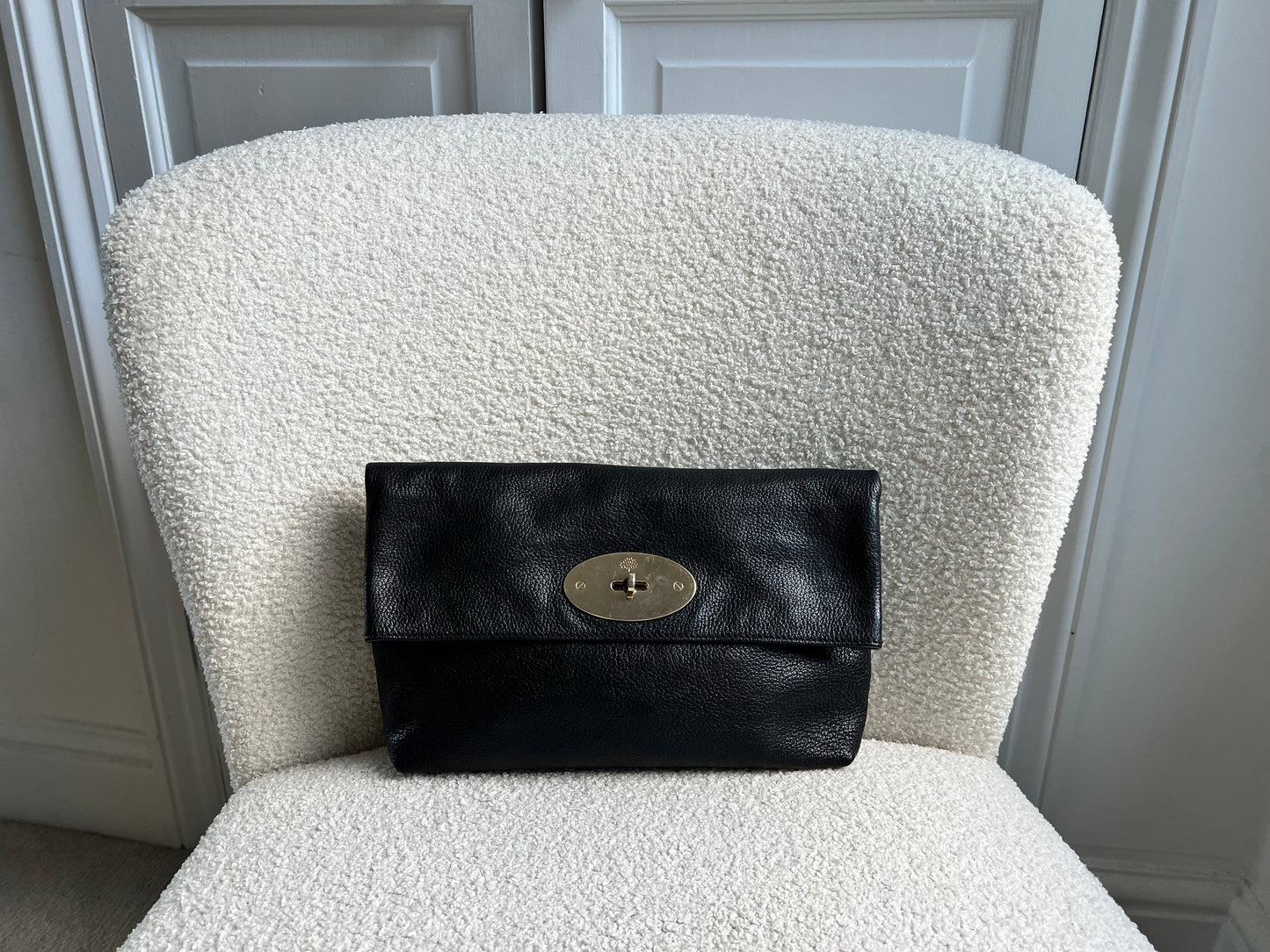 Mulberry Black Clemmie Clutch (RRP £695)