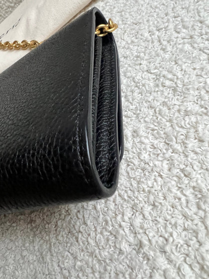 Mulberry Black Continental Chain Clutch Wallet (RRP £425)