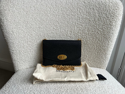 Mulberry Black Small Darley Cross Body Bag (RRP £650)