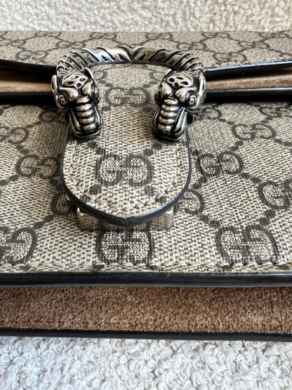 Gucci Dionysus GG Supreme Mini Shoulder Bag (RRP £1,890)