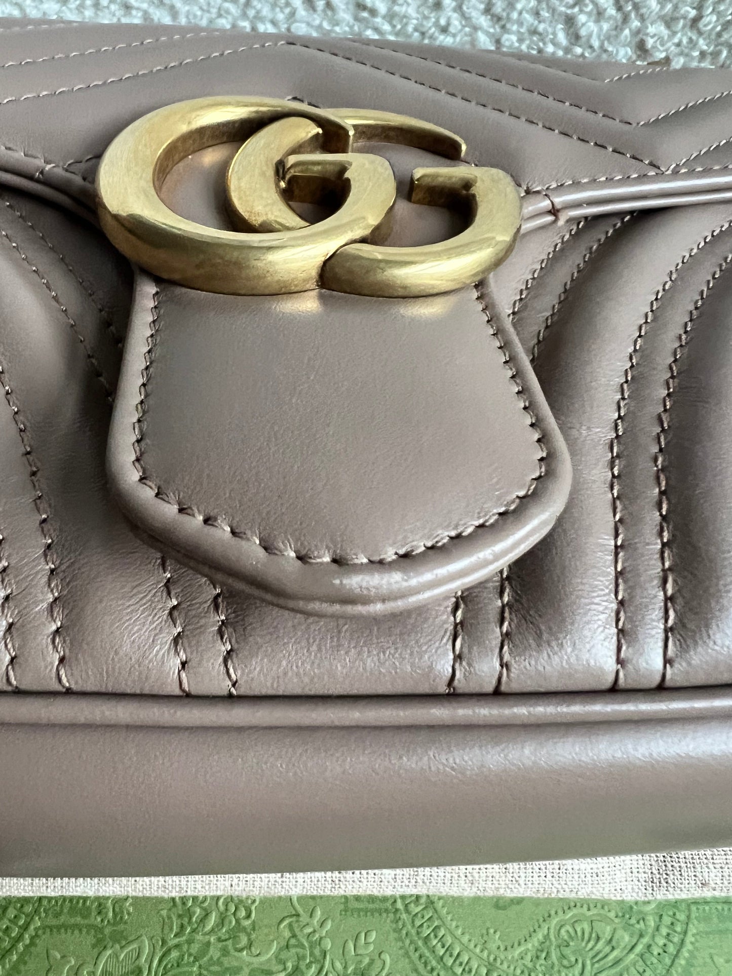 Gucci GG Dusty Pink Marmont Small Shoulder Bag (RRP £2070)