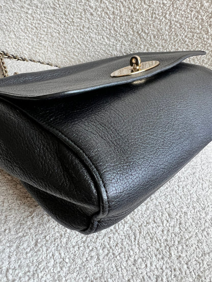 Mulberry Black Medium Lily with Silver Hardware (RRP £1095)