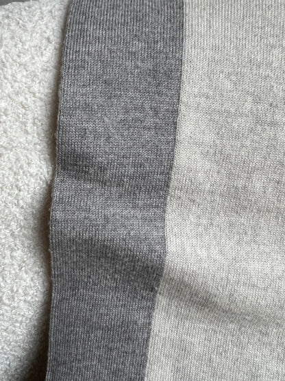 Gucci Grey GG Wool Scarf