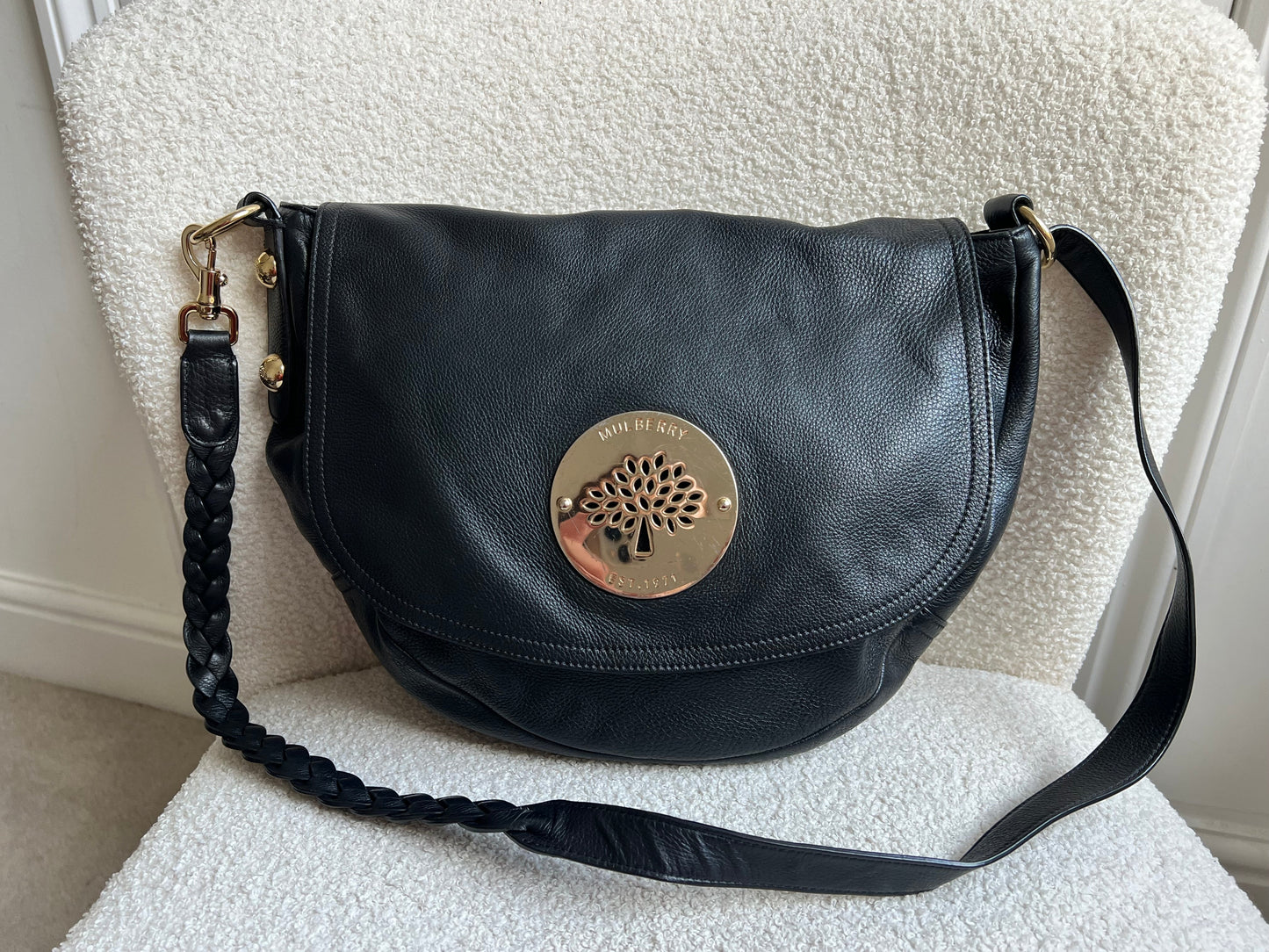 Mulberry Black Daria Satchel (RRP £795)