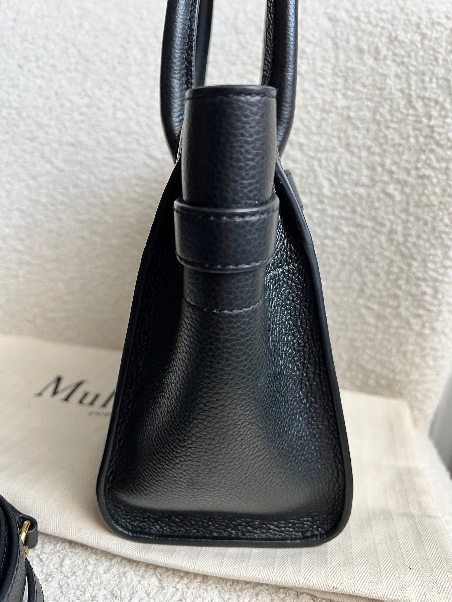 Mulberry Black Mini Zipped Bayswater (RRP £1095)