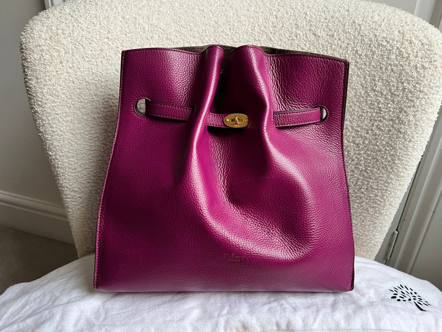 Mulberry Violet Tynedale Bucket Bag (RRP £995)