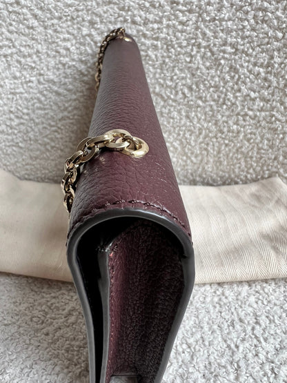 Mulberry Oxblood Bayswater Clutch (RRP £495)