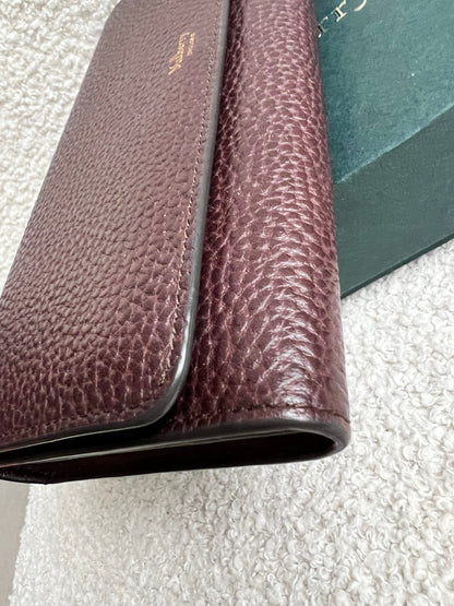 Mulberry Oxblood Continental Wallet (RRP £375)