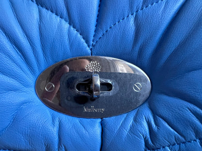 Mulberry Cornflower Blue Softie in Pillow Effect Nappa Leather (RRP £1650)