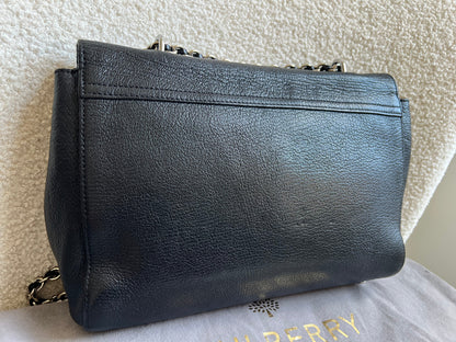 Mulberry Black Medium Lily with Silver Hardware (RRP £1095)