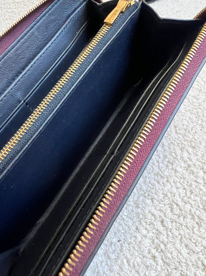 Mulberry Oxblood Continental Wallet (RRP £345)