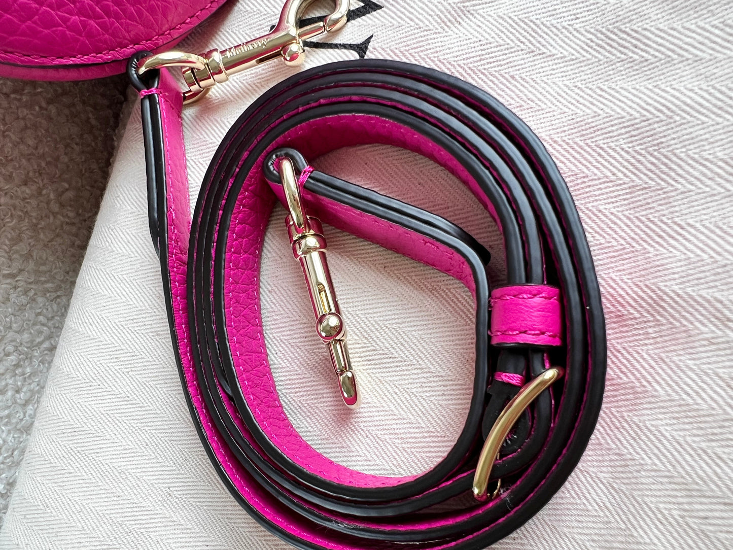 Mulberry Pink Mini Iris Hobo (RRP £1,195)