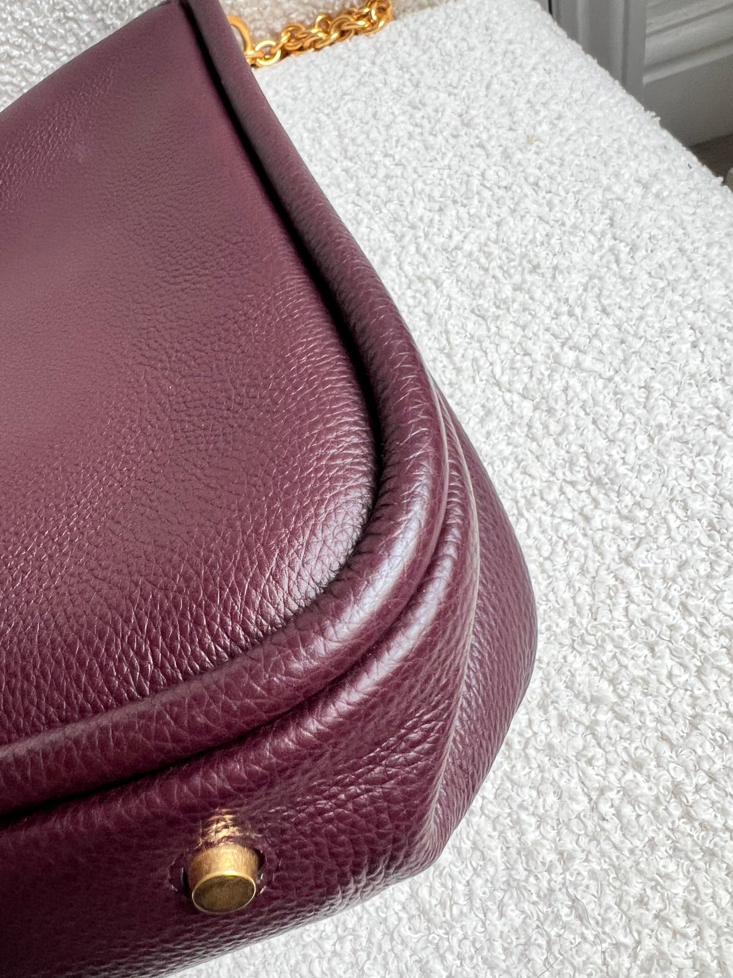 Mulberry Large Leighton in Oxblood with Gold Hardware (RRP £1,095)