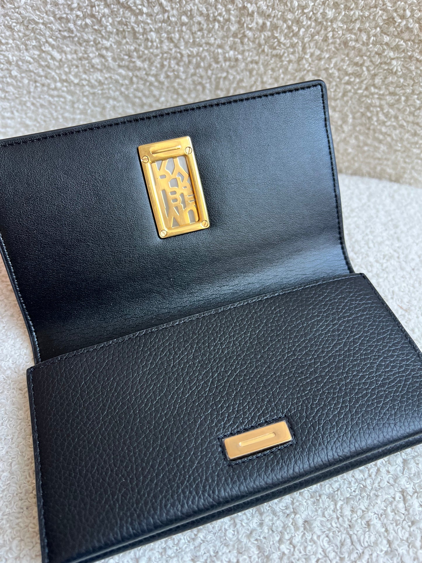 Mulberry Black Sadie Continental Wallet