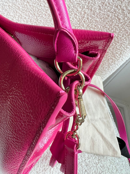 Mulberry Small Spongy Patent Pink Iris