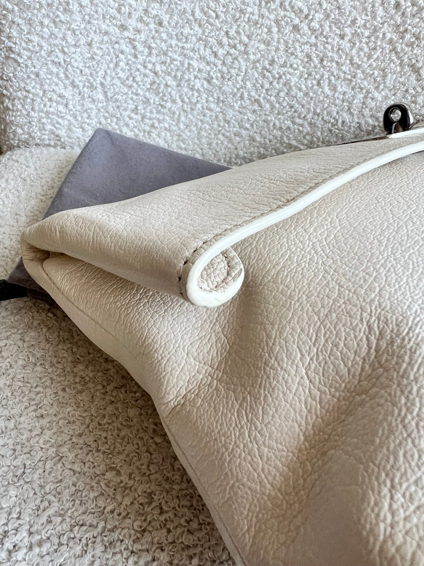 Mulberry Marshmallow Clemmie Clutch (RRP £695)