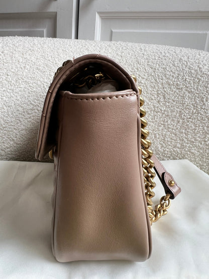 Gucci GG Dusty Pink Marmont Small Shoulder Bag (RRP £2070)