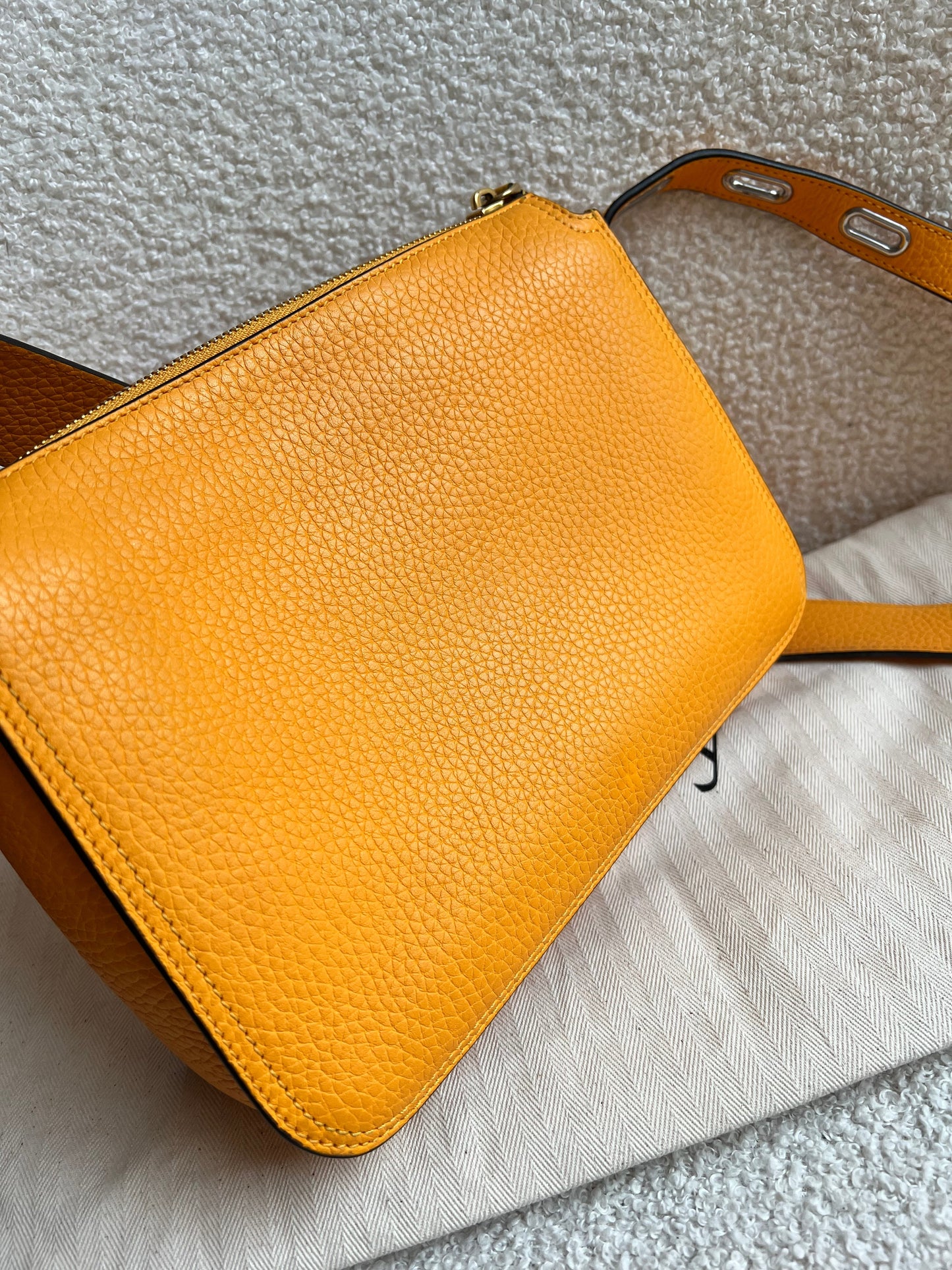 Mulberry Billie in Double Yellow Small Classic Grain (RRP £895)
