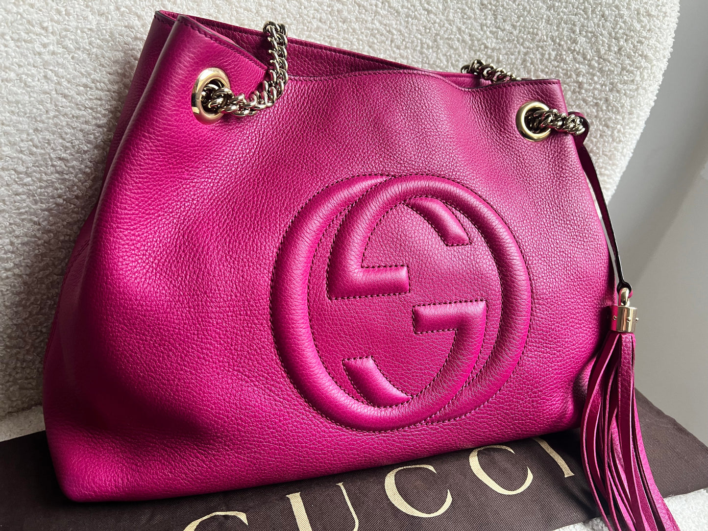 Gucci Pink Soho Chain Tote (RRP £1350)