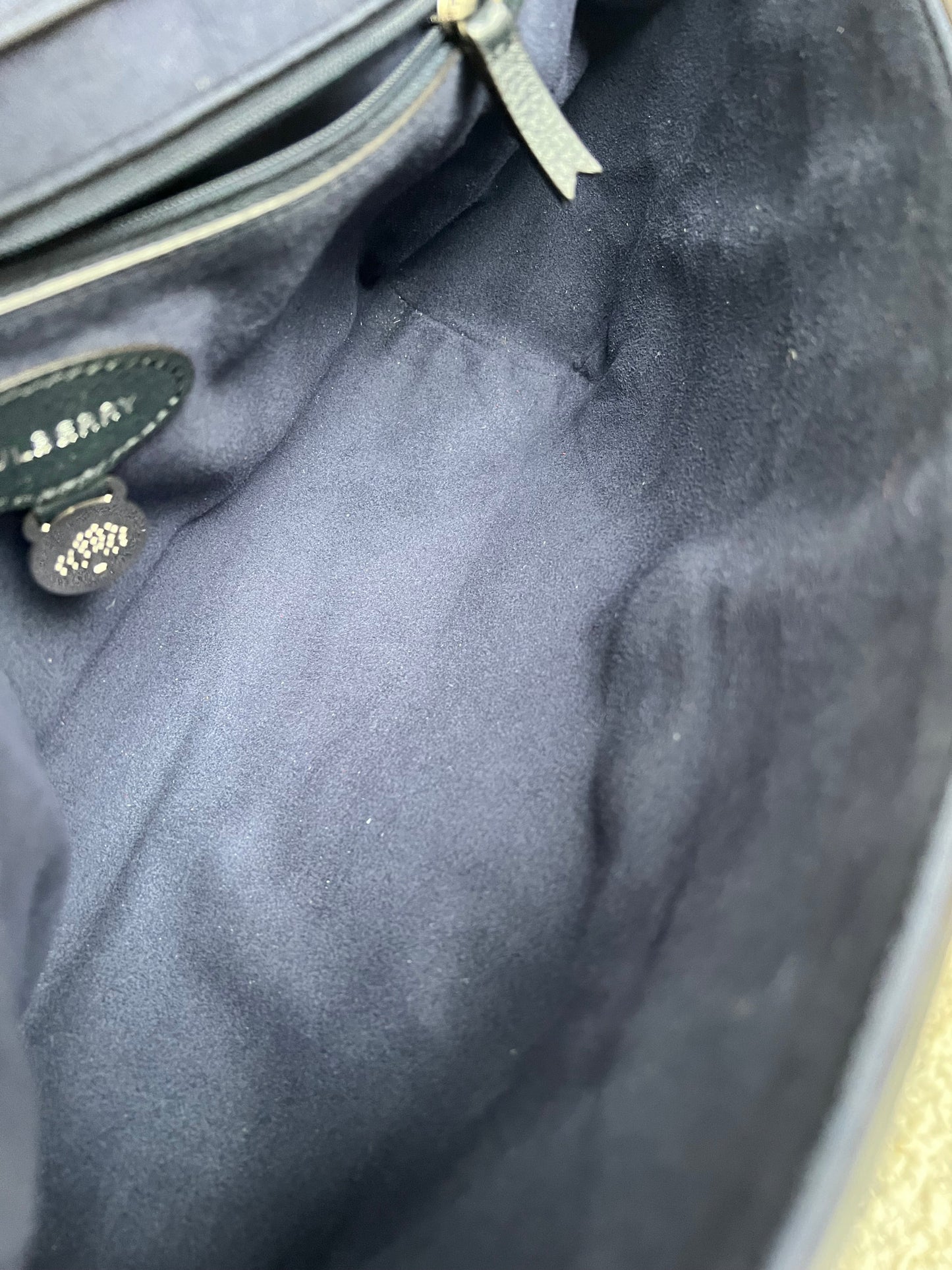 Mulberry Midnight Medium Lily with Silver Hardware (RRP £1095)