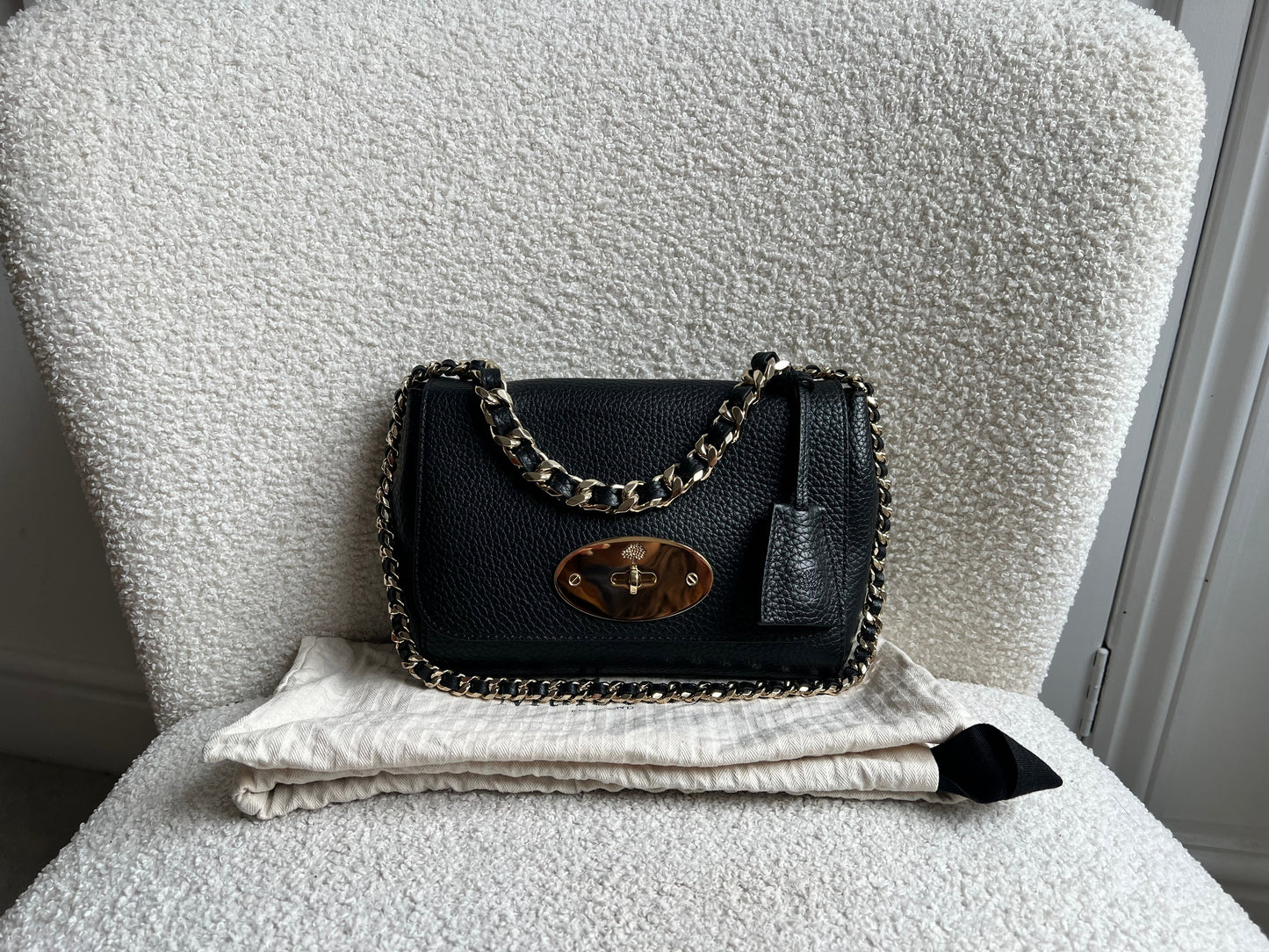 Mulberry Black Regular Top Handle Lily (RRP £1095)