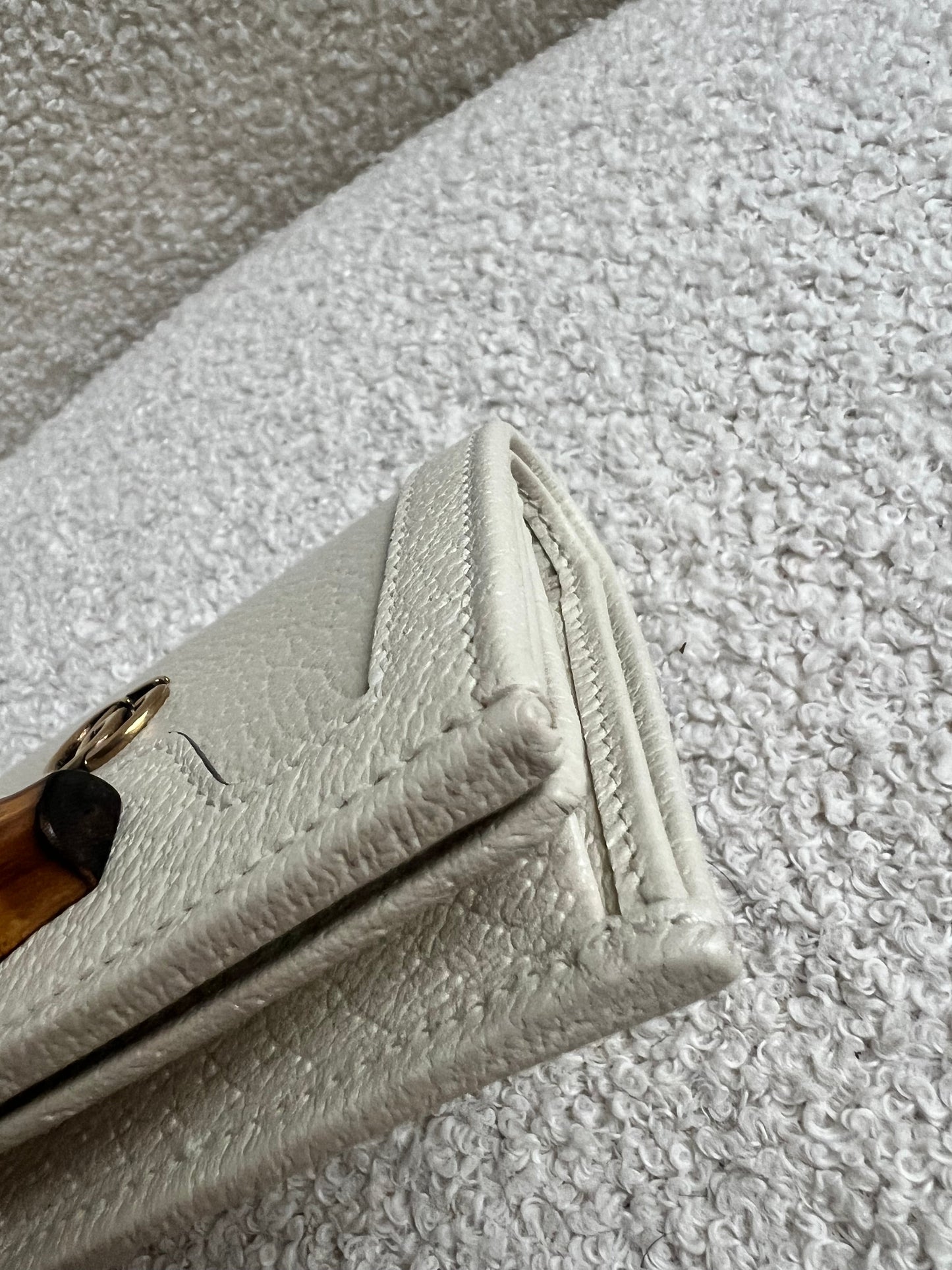 Gucci Diana Bamboo Card Case Wallet