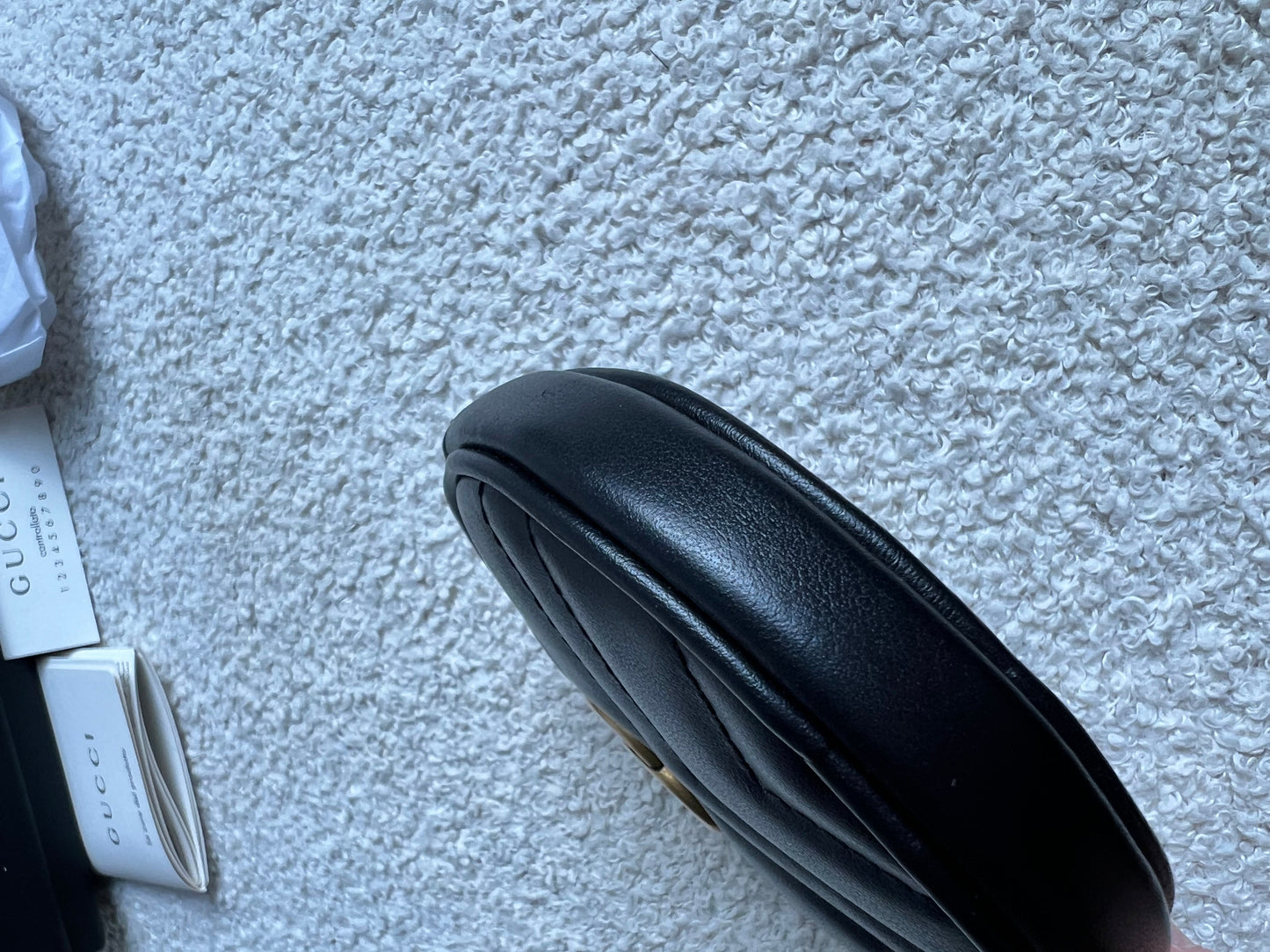 Gucci Black GG Marmont Coin Pouch (RRP £350)